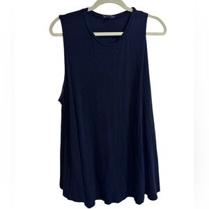 Lane Bryant Black Sleeveless Swing Tank Top - 22/24